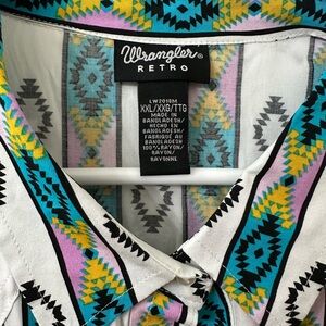Wrangler Retro Multicolor Geometric Shirt